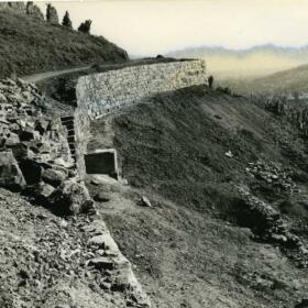 Vigne mur Domaines Schlumberger Alsace