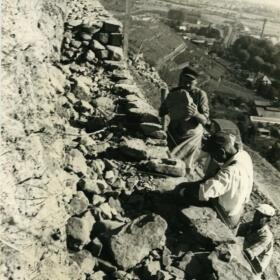 Vigne mur Domaines Schlumberger Alsace